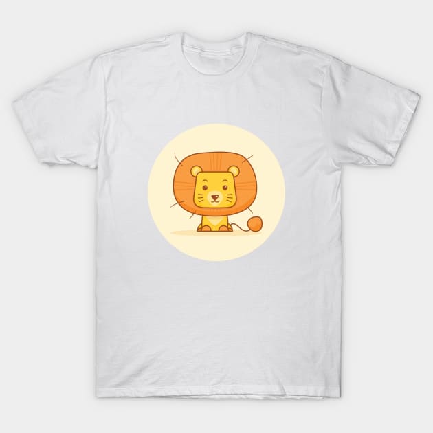 Cute little lion T-Shirt by geep44